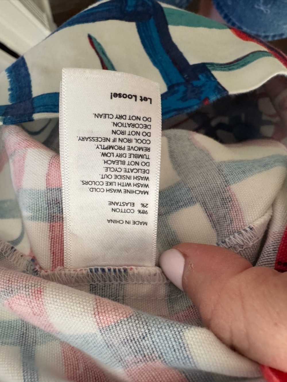 Kate Spade Saturday red white and blue shift dress - Picture 8 of 8